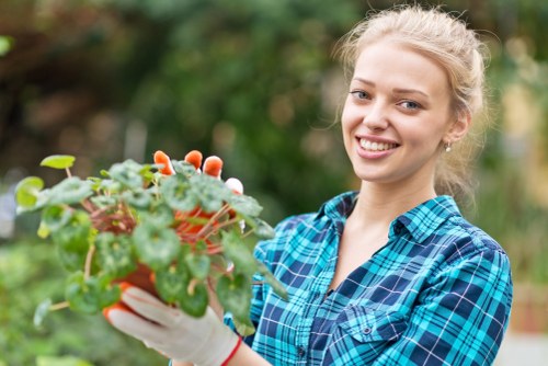 Illustration of cookies used on a gardening service website
