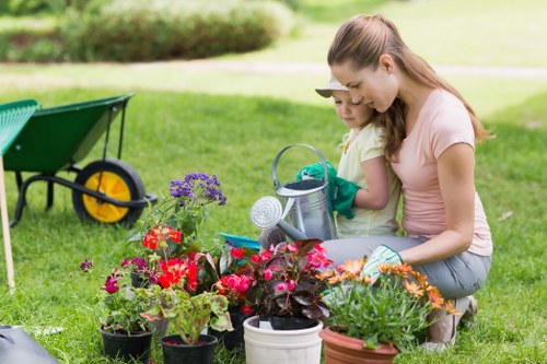 Low-carbon garden service van supporting local sustainability